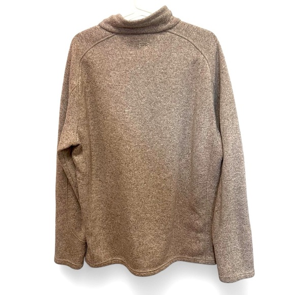 Polar King quarter zip mock neck fleece interior pullover w/pocket size large - Picture 2 of 12